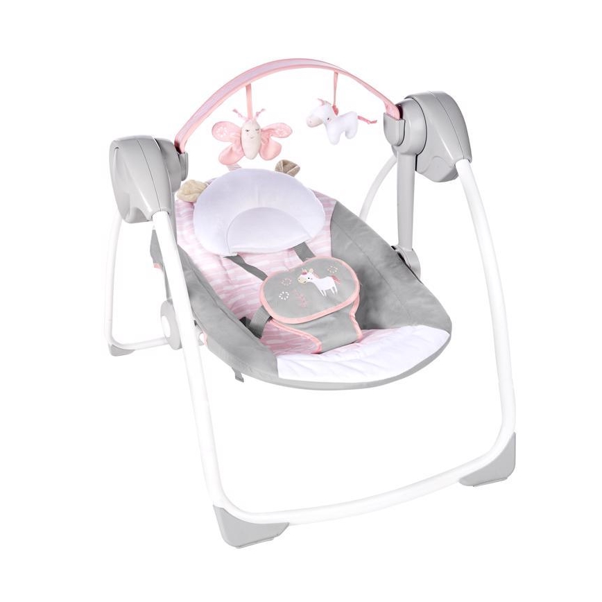 Ingenuity - Children's swing with a melody FLORA THE UNICORN 4xLR14