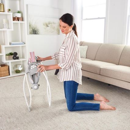Ingenuity - Children's swing with a melody FLORA THE UNICORN 4xLR14