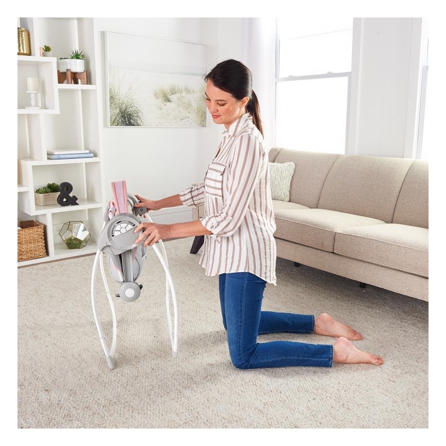 Ingenuity - Children's swing with a melody FLORA THE UNICORN 4xLR14