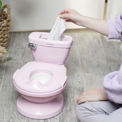 Ingenuity - MY SIZE Children's Potty with Sound Effects, Pink, 2xAAA