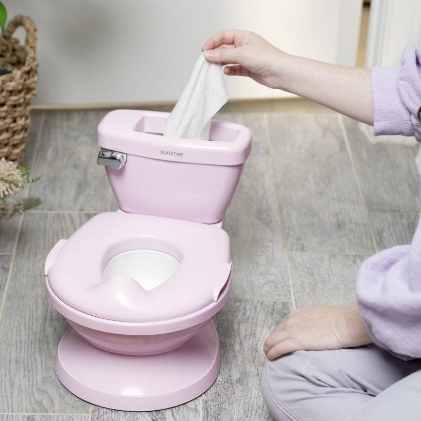 Ingenuity - MY SIZE Children's Potty with Sound Effects, Pink, 2xAAA