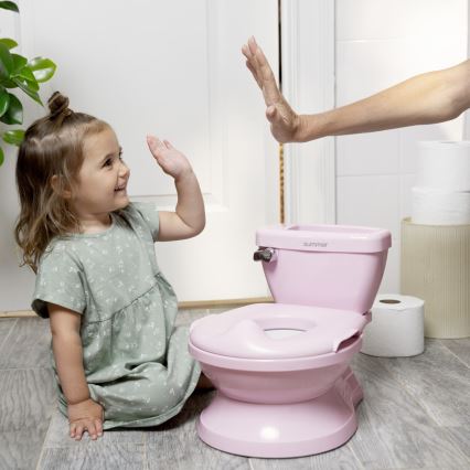 Ingenuity - MY SIZE Children's Potty with Sound Effects, Pink, 2xAAA
