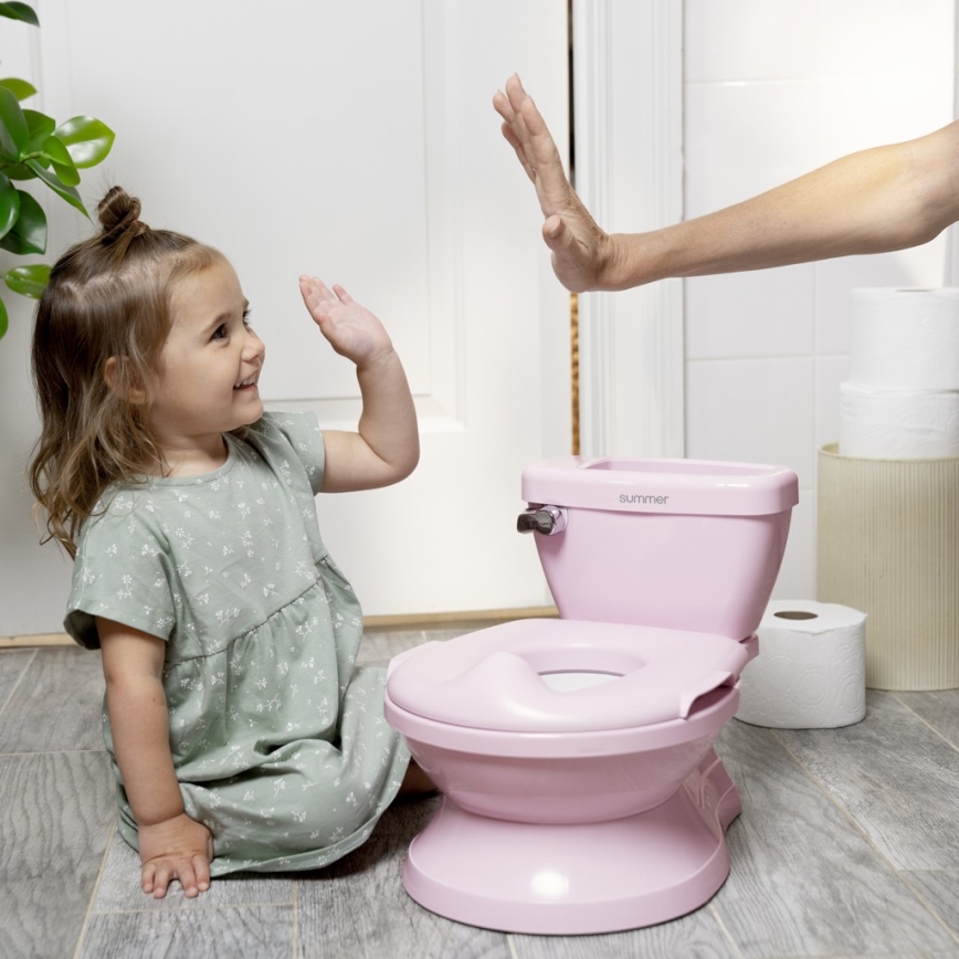 Ingenuity - MY SIZE Children's Potty with Sound Effects, Pink, 2xAAA