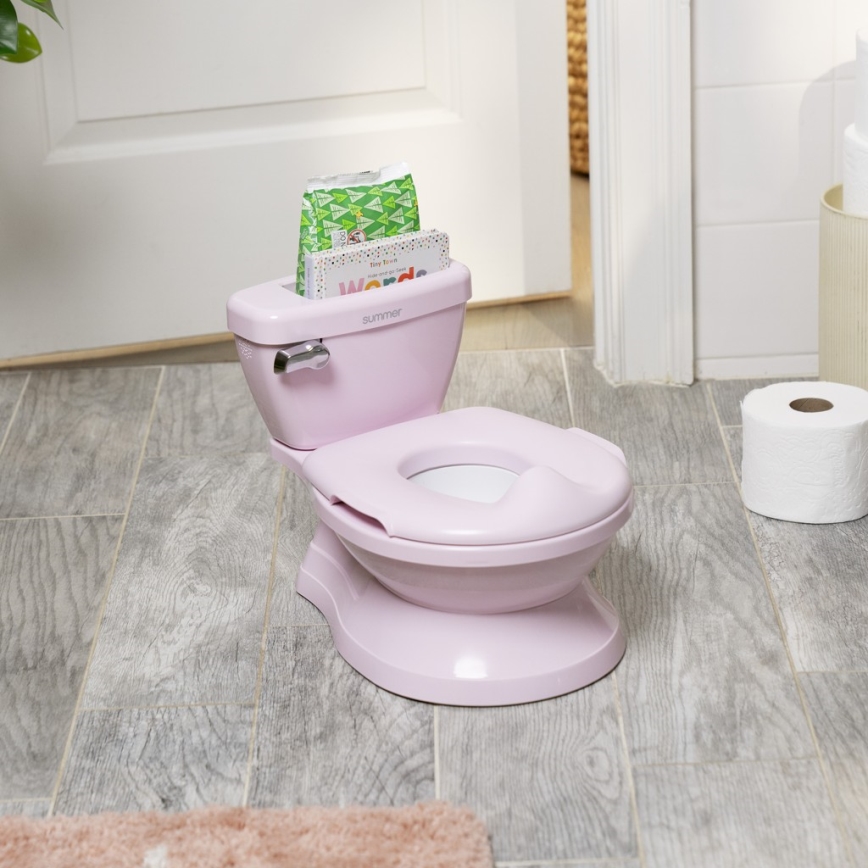 Ingenuity - MY SIZE Children's Potty with Sound Effects, Pink, 2xAAA