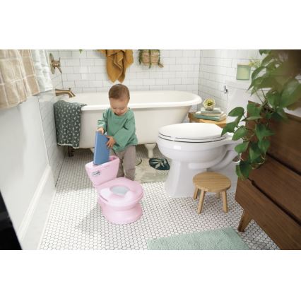 Ingenuity - MY SIZE Children's Potty with Sound Effects, Pink, 2xAAA