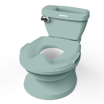 Ingenuity - MY SIZE Children's Potty with Sound, Green, 2xAAA