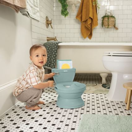 Ingenuity - MY SIZE Children's Potty with Sound, Green, 2xAAA