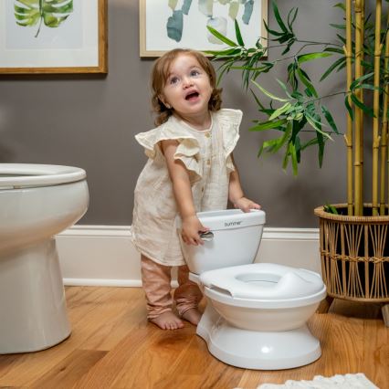 Ingenuity - MY SIZE Children's Potty with Sound, White, 2xAAA