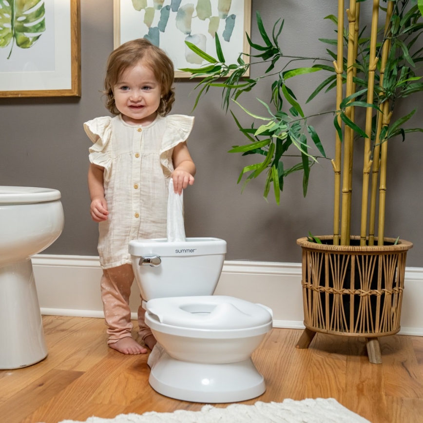 Ingenuity - MY SIZE Children's Potty with Sound, White, 2xAAA
