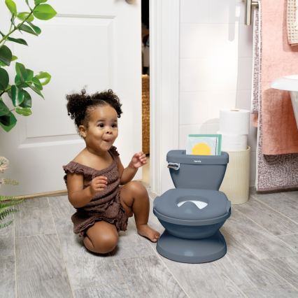 Ingenuity - MY SIZE Toddler Potty with Sound Effects, Blue, 2xAAA