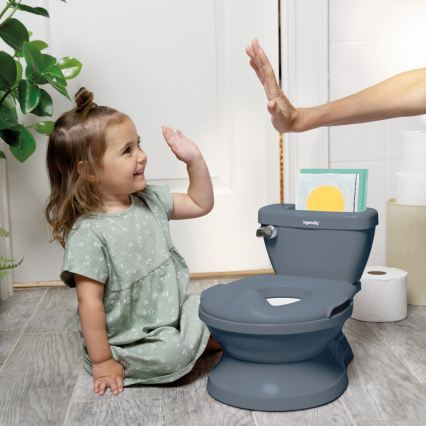 Ingenuity - MY SIZE Toddler Potty with Sound Effects, Blue, 2xAAA