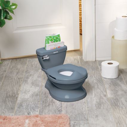Ingenuity - MY SIZE Toddler Potty with Sound Effects, Blue, 2xAAA