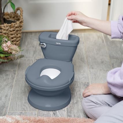 Ingenuity - MY SIZE Toddler Potty with Sound Effects, Blue, 2xAAA