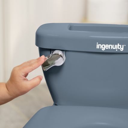 Ingenuity - MY SIZE Toddler Potty with Sound Effects, Blue, 2xAAA