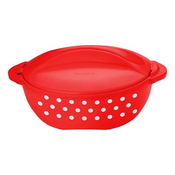 Insulated food container TORO 2 l red