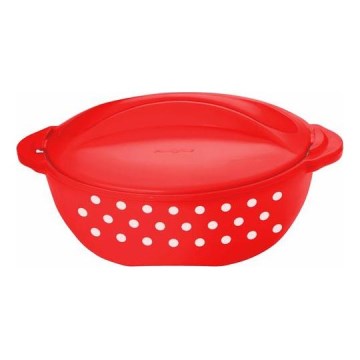 Insulated food container TORO 3 l red