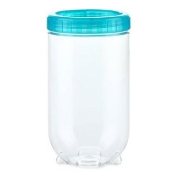 INTERLOCK 1 L Food Storage Container – Turquoise/Clear