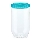 INTERLOCK 1 L Food Storage Container – Turquoise/Clear