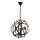 IRONBALL Pendant Lamp 3xE27/40W/230V Black