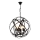 IRONBALL Pendant Light 6xE27/40W/230V Black