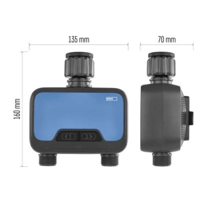 Irrigation timer GoSmart 2 outputs
