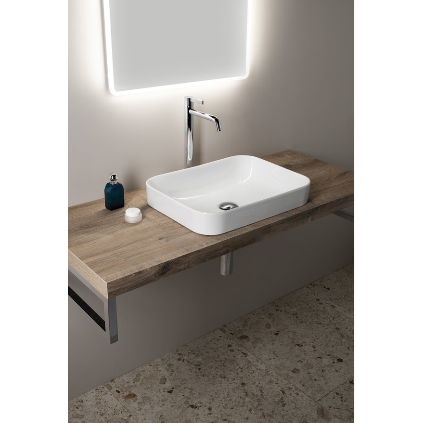 Isvea - AQUA Countertop Basin 50x38 cm ceramic/white