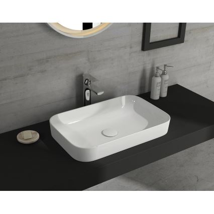 Isvea - AQUA Countertop Basin 50x38 cm ceramic/white