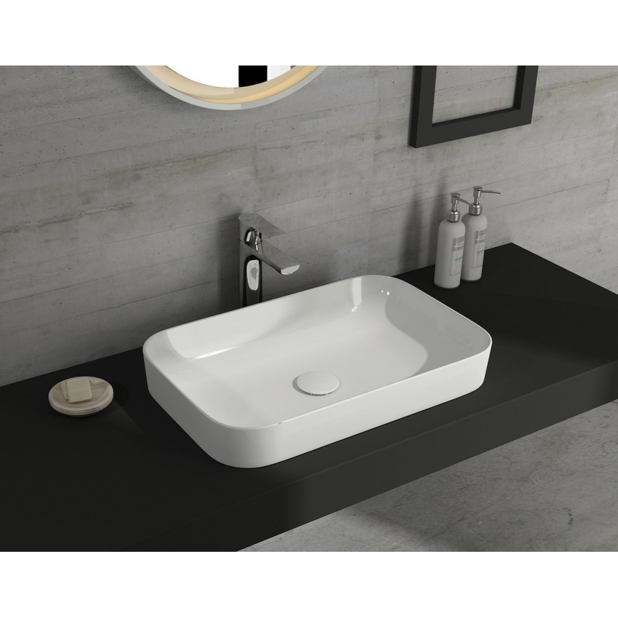 Isvea - AQUA Countertop Basin 50x38 cm ceramic/white
