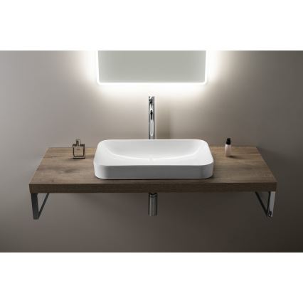 Isvea - AQUA countertop washbasin 60x38 cm ceramic/white