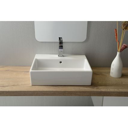 Isvea - PURITY countertop basin 50x42 cm ceramic/white
