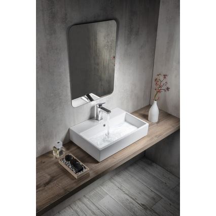 Isvea - PURITY Countertop Basin 60 x 42 cm, ceramic/white