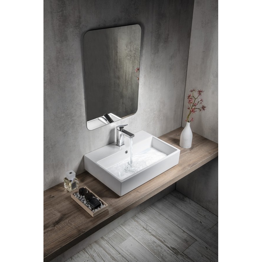 Isvea - PURITY Countertop Basin 60 x 42 cm, ceramic/white