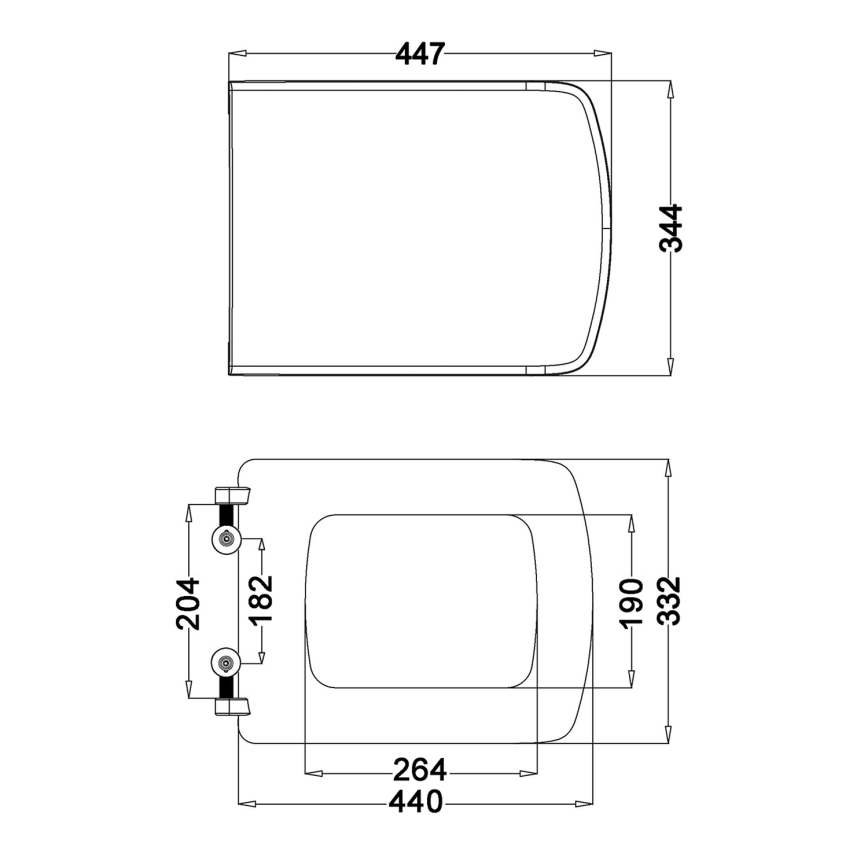 Isvea - SoftClose PURITY Toilet Seat, White