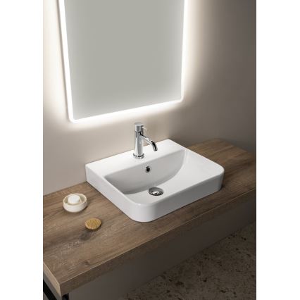 Isvea - SOTT AQUA Countertop Basin 48x42 cm ceramic/white
