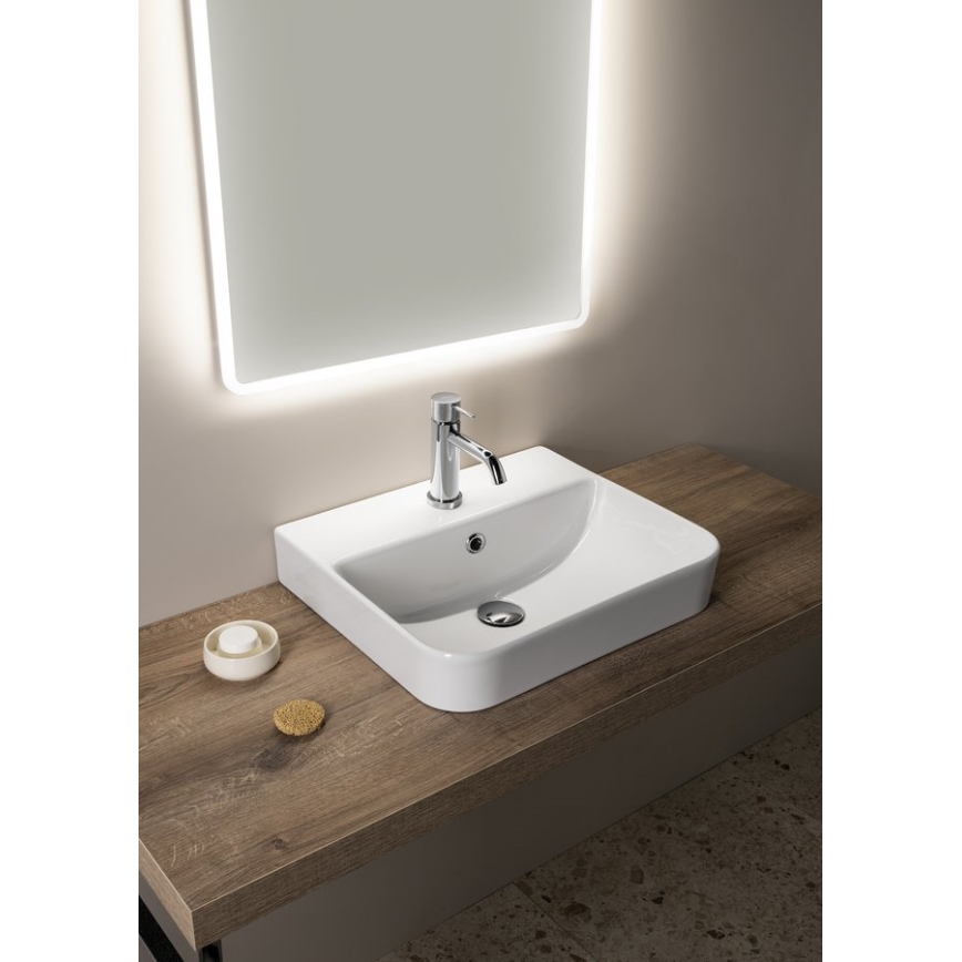 Isvea - SOTT AQUA Countertop Basin 48x42 cm ceramic/white