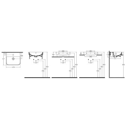 Isvea - SOTT AQUA Countertop Basin 48x42 cm ceramic/white