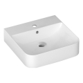 Isvea - SOTT AQUA Countertop/Wall-Mounted Washbasin 50 x 50 cm, Ceramic/White