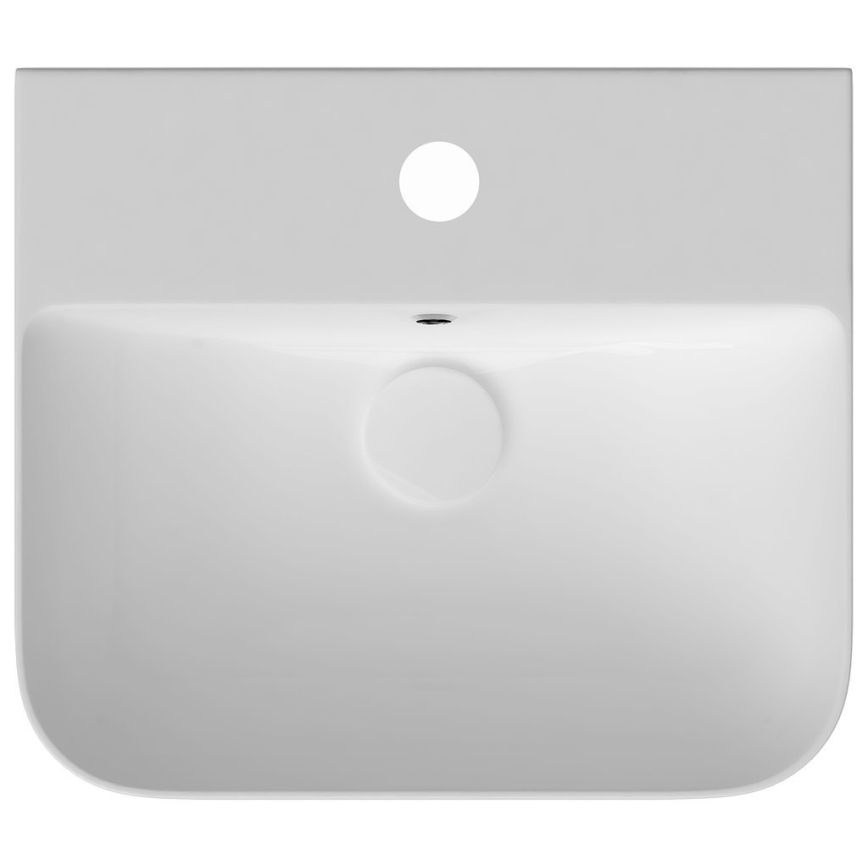 Isvea - SOTT AQUA Countertop/Wall-Mounted Washbasin 50 x 50 cm, Ceramic/White