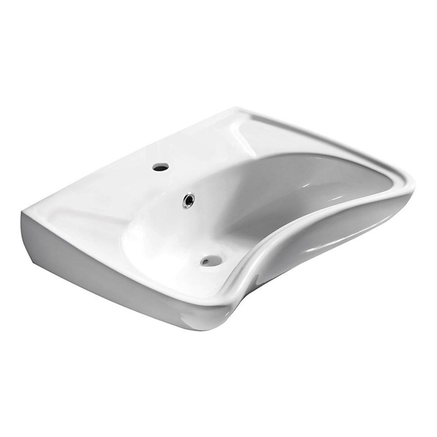 Isvea - Wall-hung washbasin for people with disabilities 45.6x59.5 cm ceramic/white
