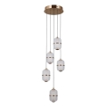 ITALUX - ALANI Cable-Suspended LED Chandelier 5xLED/5.6W/230V 3000K Gold