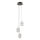 ITALUX - ALANI LED cable-suspended pendant 3xLED/5W/230V 3000K black/gold
