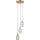 ITALUX - ALMA Cable-Suspended Pendant Light 3xE27/40W/230V, Gold