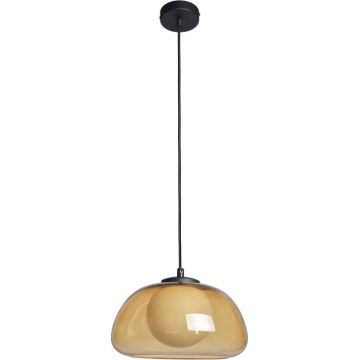 ITALUX - Cable-hung pendant AINALE 1xG9/7W/230V black/smoked brown