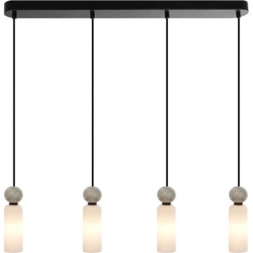 ITALUX - Cable-suspended chandelier SANTOS 4xG9/40W/230V black