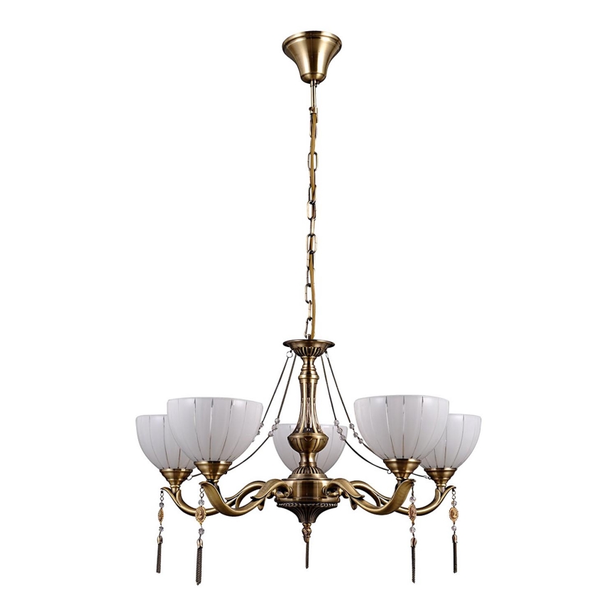 ITALUX - Chandelier on a chain BAXIO 5xE27/60W/230V