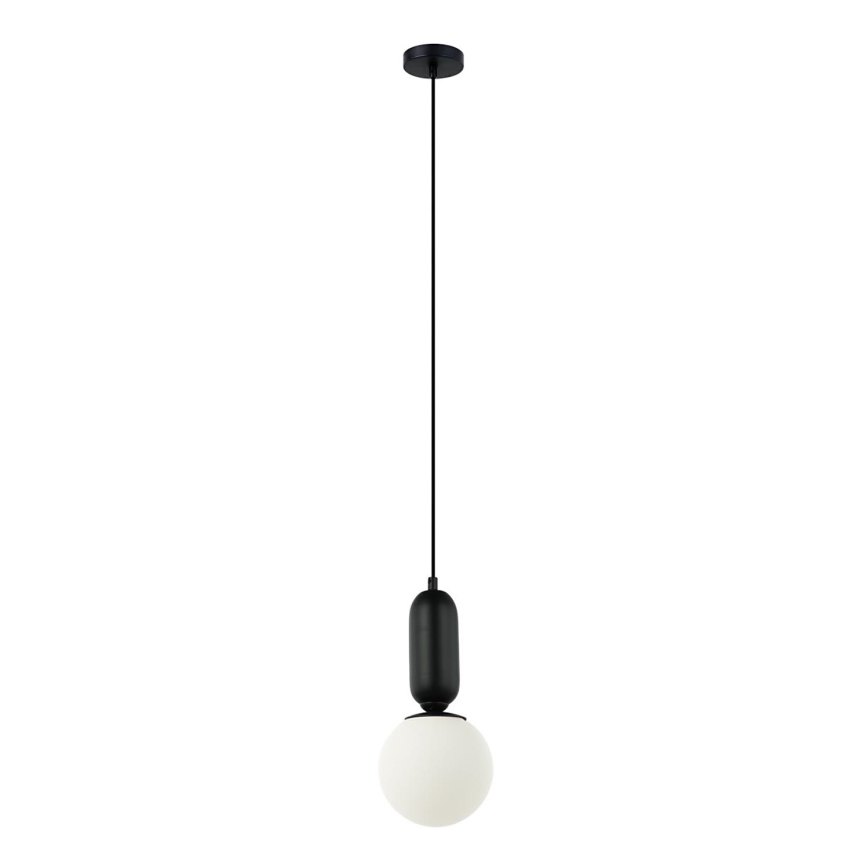 ITALUX - Chandelier on a string ALDEVA 1xE27/40W/230V d. 15 cm black