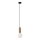 ITALUX - Chandelier on a string ALDEVA 1xE27/40W/230V d. 15 cm bronze
