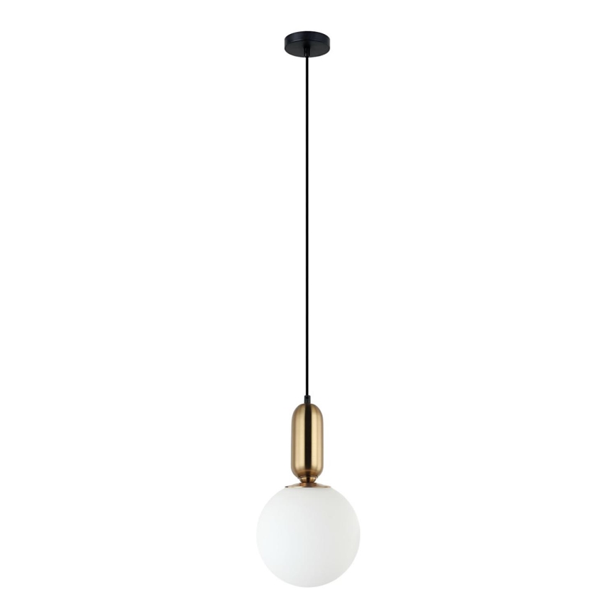 ITALUX - Chandelier on a string ALDEVA 1xE27/40W/230V d. 20 cm black/bronze