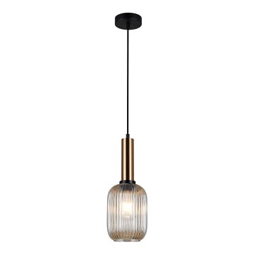ITALUX - Chandelier on a string ANTIOLA 1xE27/40W/230V d. 15 cm bronze