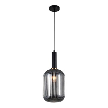 ITALUX - Chandelier on a string ANTIOLA 1xE27/40W/230V d. 20 cm black
